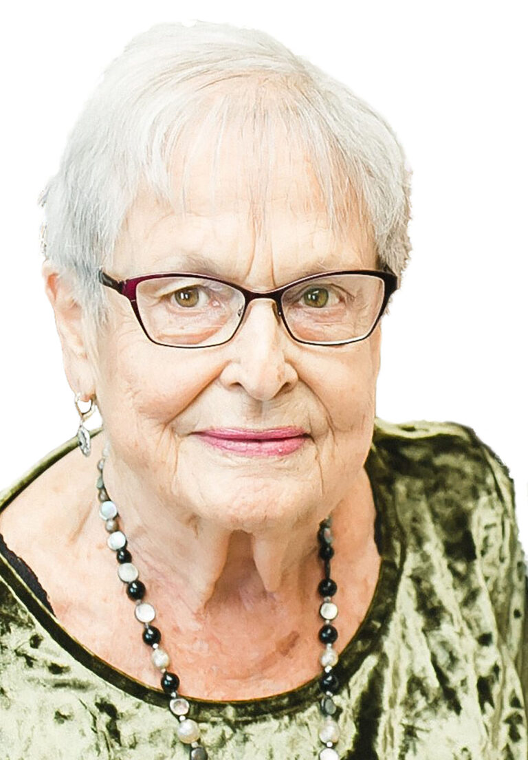 Beautiful silver haired woman in her mid 80s