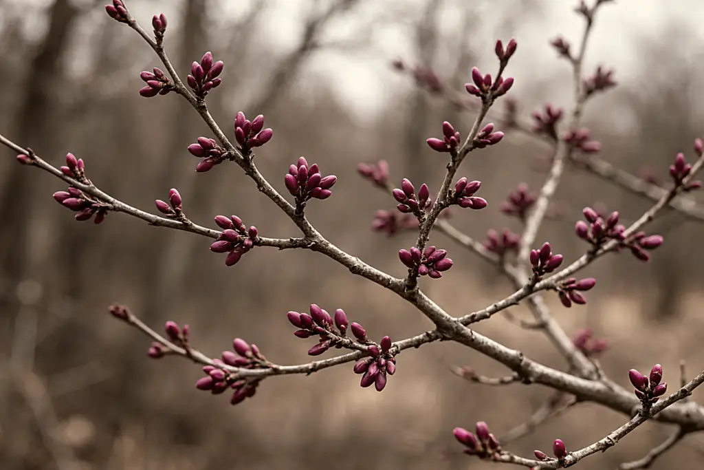 Early spring eastern redbud