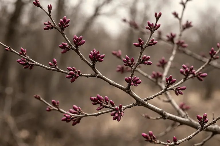 Early spring eastern redbud
