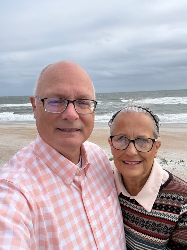 Michael and Catherine on the Florida Coast