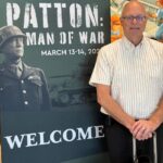 Arriving a the Higgins Hotel for the Patton: Man of War Symposium