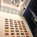 Wall of Military Service Ribbons at The Higgins Hotel
