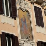 Beautifu; wall Fresco in Rome