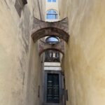 The steep streets of Cortona