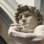 Michelangelo's Statue of David at the Accademia Gallery