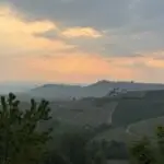 Sunset in Monforte d'Alba