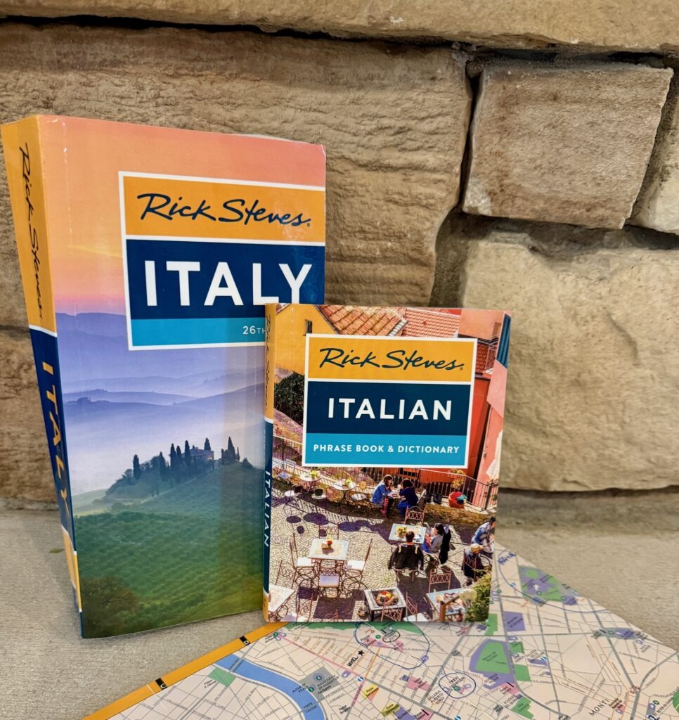Rick Steves book on Italy