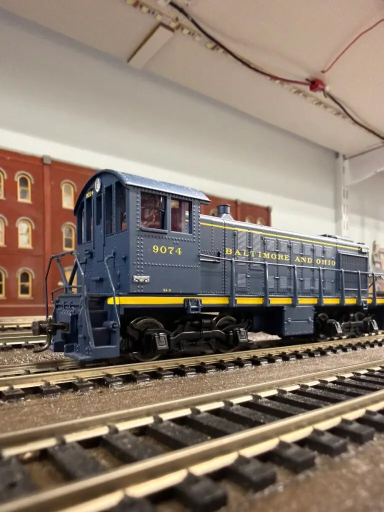 B&O model locomotive