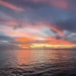 Brilliant Sunset in Isle Cozumel