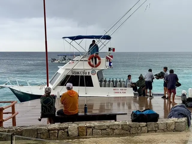 Diving Boat Dock in Cozumel