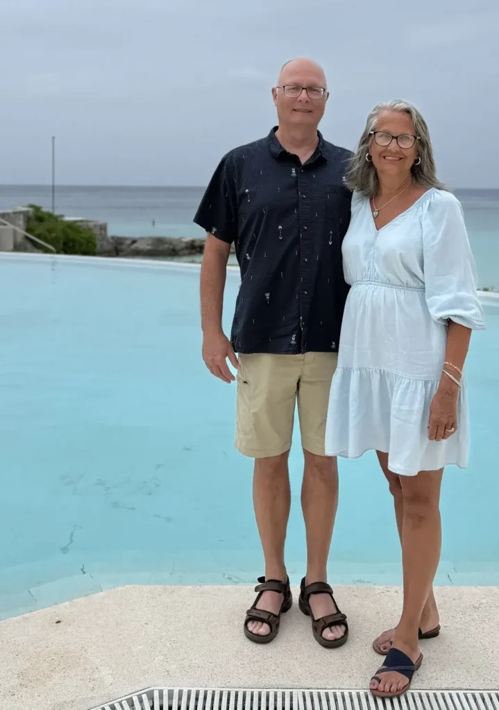 Catherine and Michael in Cozumel