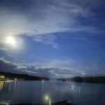 Oban Bay at night